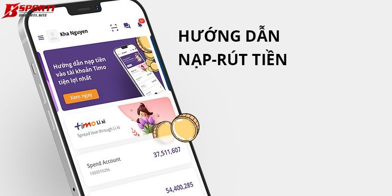 hướng dẫn nạp tiền bsport